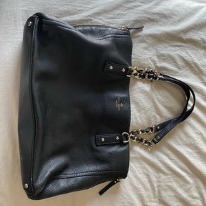 Large Kate spade black leather bag